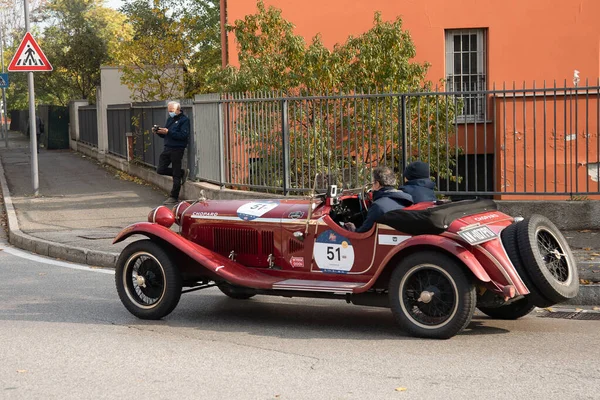 Piacenza Italie 1000 Miglia Voiture Course Historique Alfa Romeo Zagato — Photo
