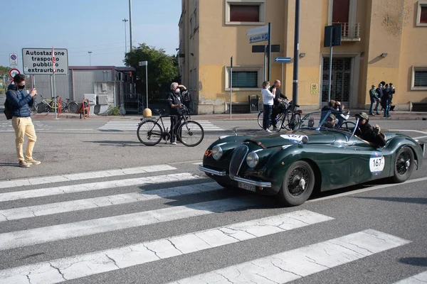 Piacenza Italy 1000 Miglia Historic Race Car Alfa Romeo 1900 — Stock Photo, Image