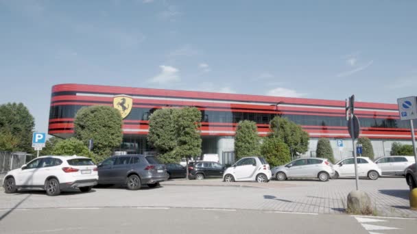 Maranello Italy View Ferrari Scuderia Racing Team Headquarter — Stock Video