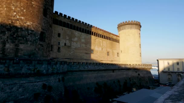 Naples Italie Aile Nord Château Maschio Angioino — Video