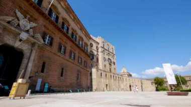 Palermo, İtalya, Kraliyet veya Norman sarayının ana cephesi