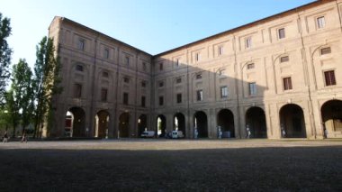 Parma, İtalya, Pilotta Meydanı manzarası