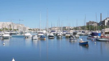 Sliema, Malta, Marina manzaralı.