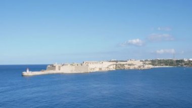 Valletta, Malta, Doğu Ricasoli 'nin manzarası