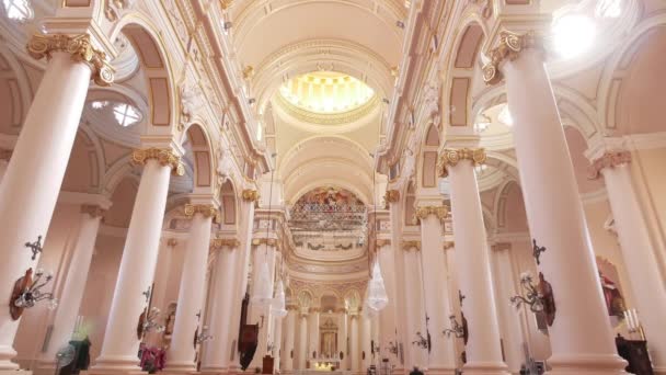 Valletta Μάλτα Paola Parish Church Interior — Αρχείο Βίντεο