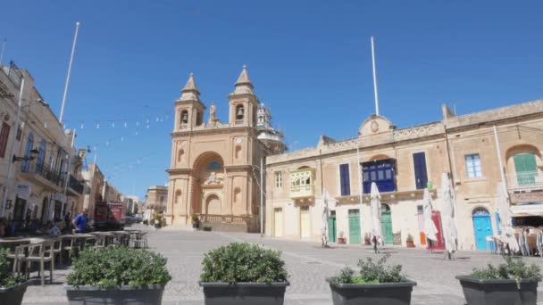 Marsaxlokk Malte Eglise Notre Dame Pompéi — Video