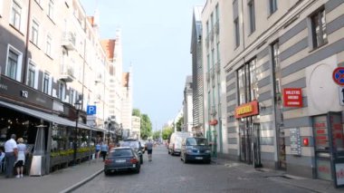 Riga, Letonya, Kungu Caddesi manzarası