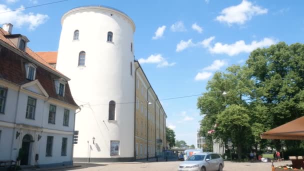 Riga Letonia Vista Torre Del Castillo — Vídeos de Stock