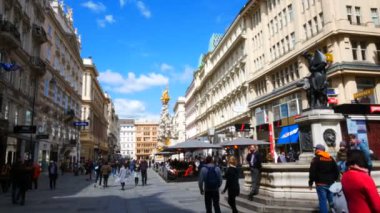 Viyana, Avusturya, Graben Caddesi manzarası