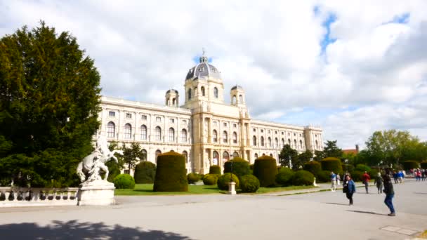 奥地利维也纳 自然历史博物馆 — 图库视频影像