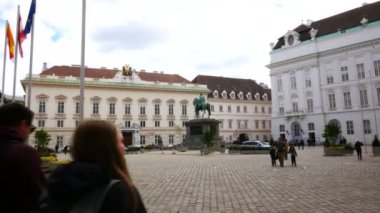 Vienna, Austria, wiew of  Josefsplatz square