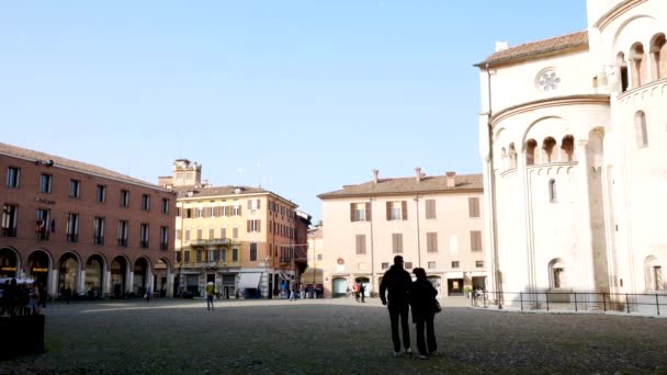 Modena Itálie Pohled Náměstí Piazza Grande — Stock video