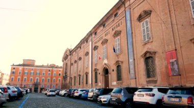 Modena, İtalya, Palazzo dei Musei Sarayı manzarası