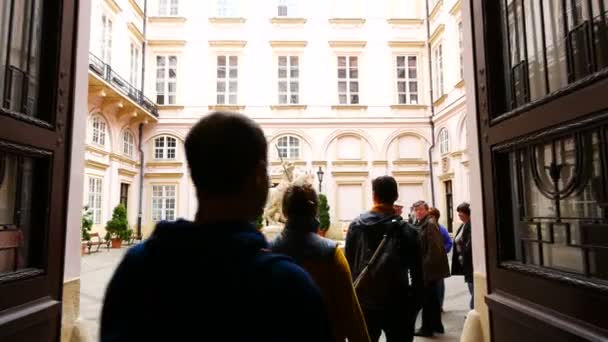 슬로바키아 브라티슬라바 프리체 궁전의 — 비디오