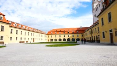 Bratislava, Slovakya, Bratislava Kalesi 'nin avlusu