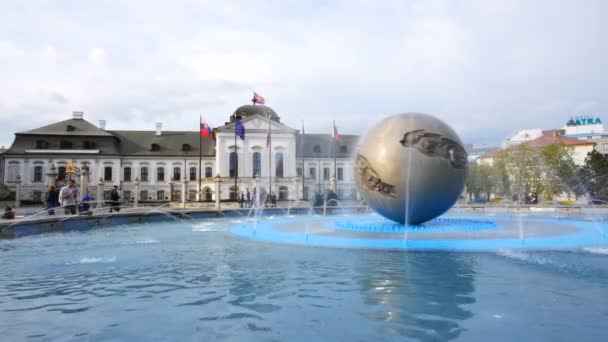 Bratislava, Slowakei, Pfanne des Grassalkovich-Präsidentenpalastes