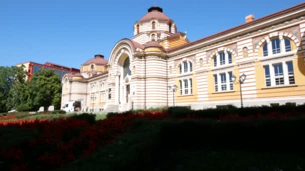 Софія Болгарія Нахил Краєзнавчого Музею — стокове відео