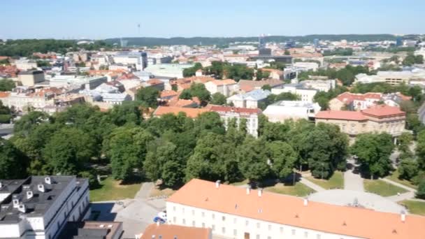 Vilnius Lituânia Parte Cidade Velha — Vídeo de Stock