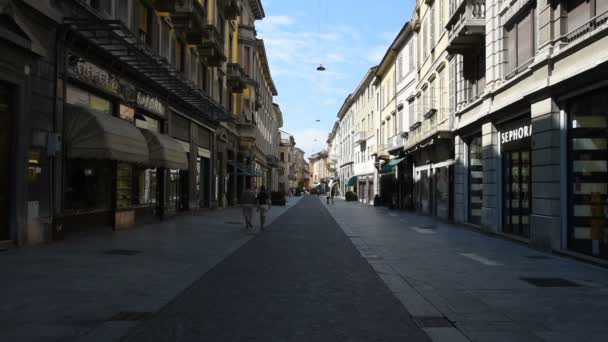クレモナ イタリア コルソ カンピ通りの眺め — ストック動画