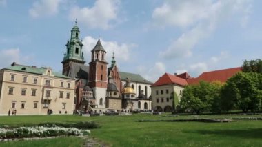 Krakow, Polonya, Wawel 'in kalesinin bir parçası.