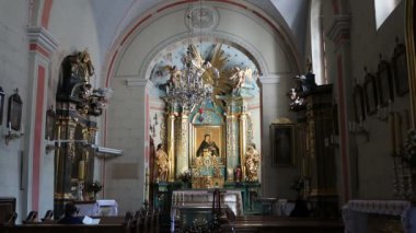 Krakow, Polonya, Vaftizci Aziz John Kilisesi 'nin içi