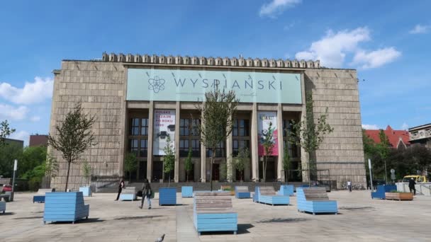 Kraków Polska Muzeum Narodowe — Wideo stockowe