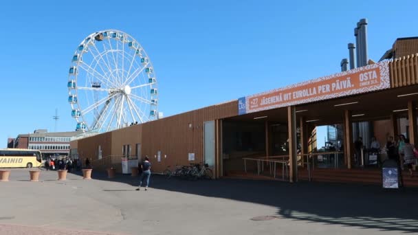 Helsinki Finlandia Vista Del Skywheel — Vídeos de Stock