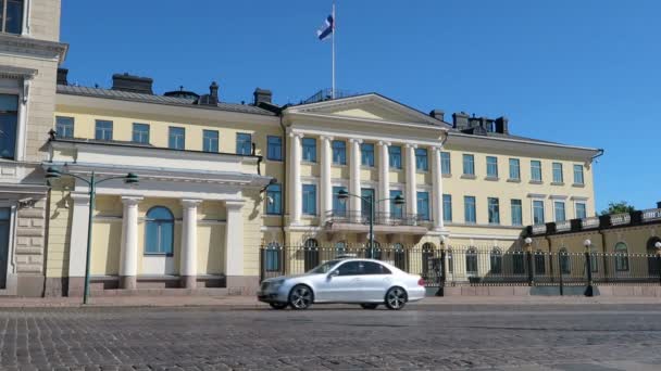Helsinki Finlandia Veduta Dell Edificio Del Municipio — Video Stock