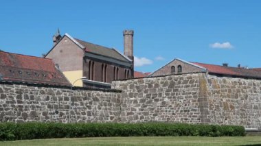 Oslo, Norveç, Akershus Kalesi manzaralı