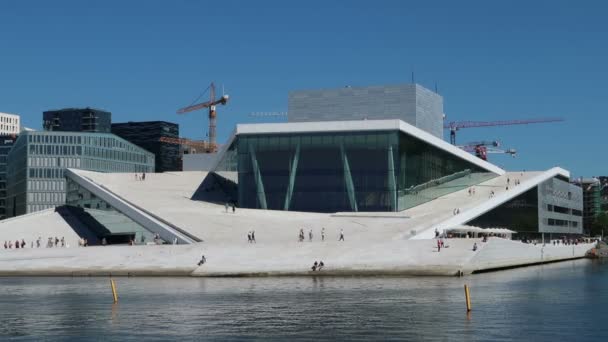 Oslo Norvégia Norvég Nemzeti Opera Balett — Stock videók