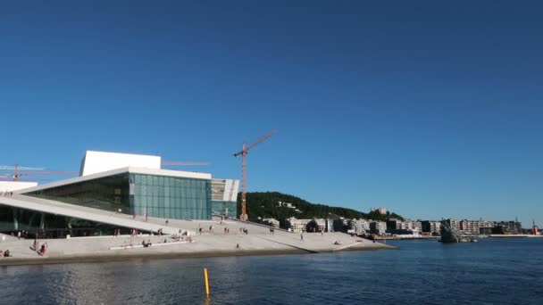 Oslo Noruega Ópera Ballet Nacional Norueguês — Vídeo de Stock