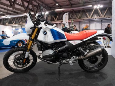 Milan, İtalya, 2025 Kasım, 21 Kasım, otoklasik gösteri, B.M.W. GS R 12