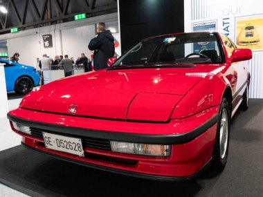 Milan, İtalya, 2025 Kasım, 21 Kasım, otoklasik gösteri, Honda Prelude