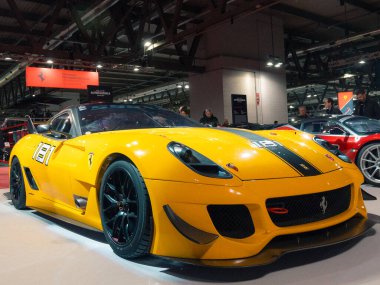 Milan, İtalya, 2025 Kasım, 21. Otoklasik şov, Ferrari 599XX, Y.2010
