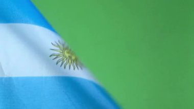 Dünyanın bayrakları, Arjantin bayrağı yeşil ekranda