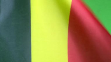 Dünyanın bayrakları, yeşil ekranda Belçika bayrağı