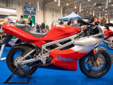 Piacenza, İtalya, 2026, Şubatın 9 'u, klasik bisiklet fuarı, Bimota BB1 Monoposto