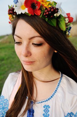 yanağında bir gözyaşı