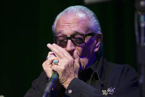 San Francisco Usa Charlie Musselwhite Esibisce Con Southern Soul Assembly — Foto Stock