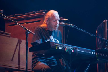 Arrington, VA / USA - 9 / 7 / 2014: Gregg Allman, The Allman Brothers Band ile birlikte Arrington, VA 'da düzenlenen LOCKN Festivali' nde sahne aldı.