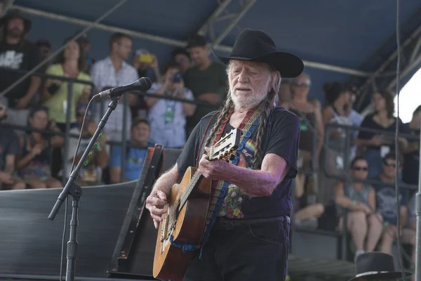 Arrington Usa 2014 Willie Nelson Performs Lockn Festival Arrington — Stock Photo, Image