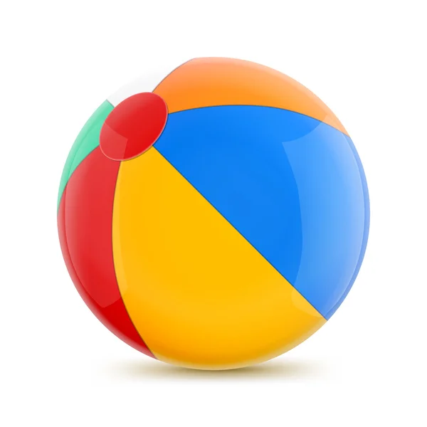 Pelota de playa. Bola de verano . — Vector de stock