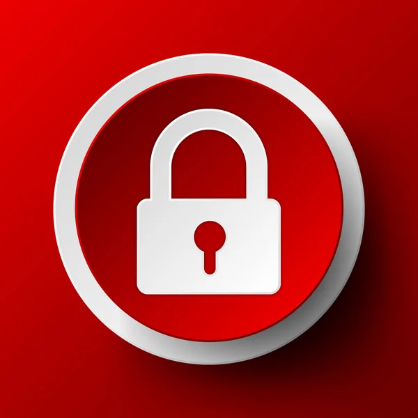 Padlock icon — Stock Photo, Image