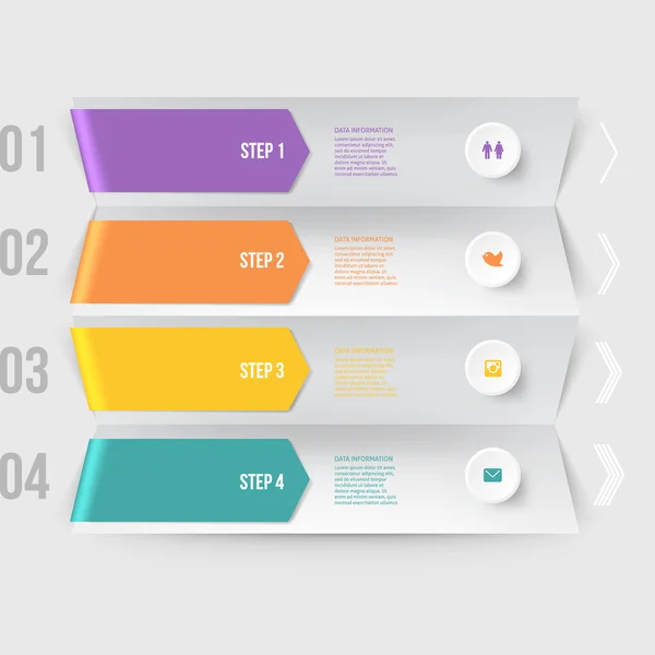 Modernt infografikelement — Stock vektor