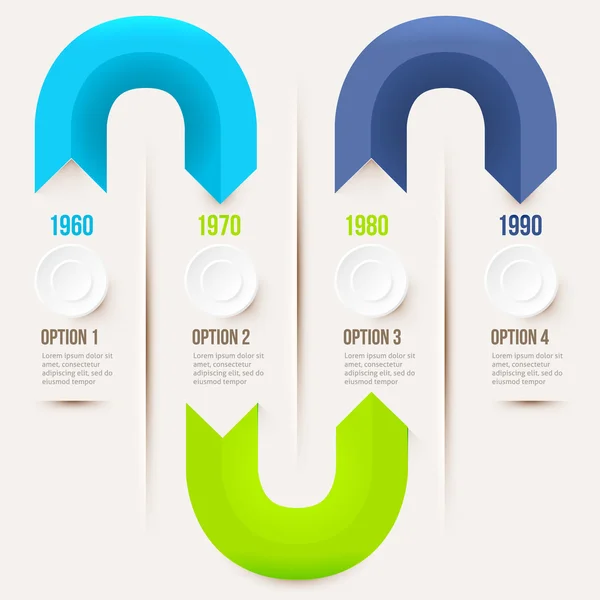 Modern infographicselement — Stockvector