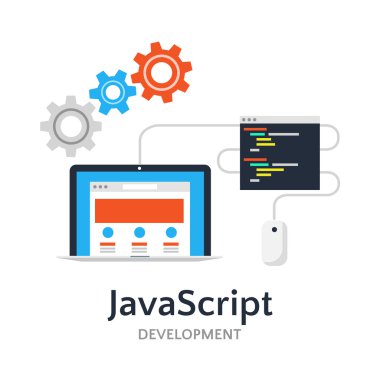 JavaScript düz illüstrasyon