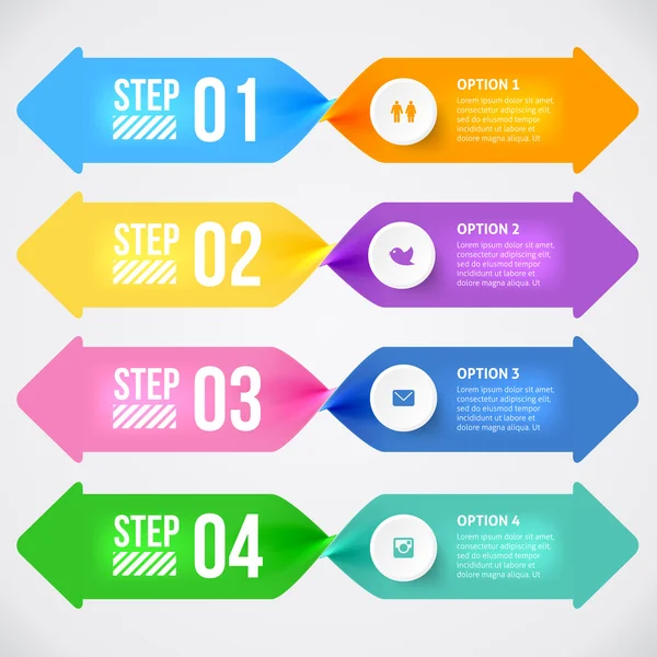 Modernes Element der Infografik — Stockvektor