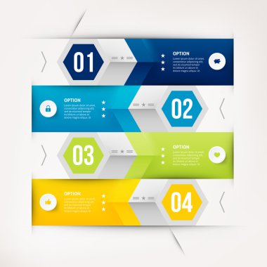 Modern infographics öğesi