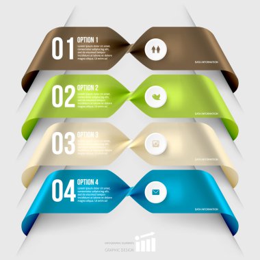 Modern infographics öğesi