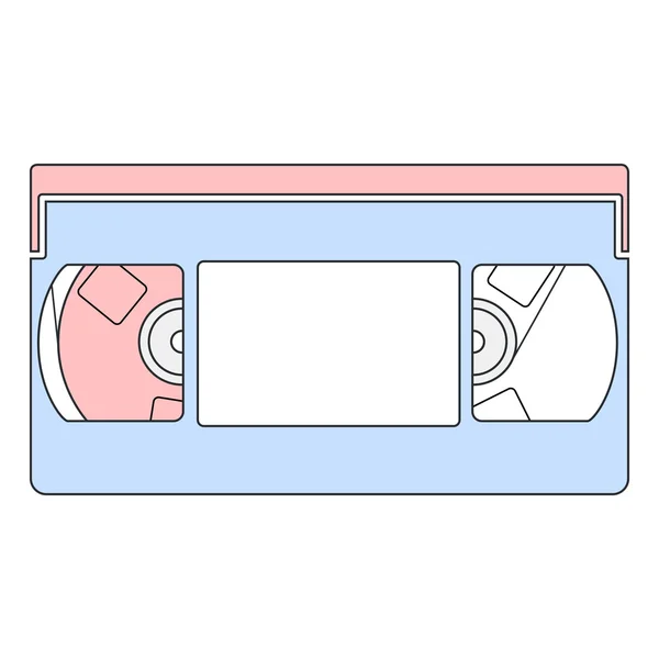 Video Tape pictogram — Stockvector